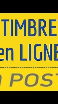 TIMBRE NUMERIQUE, comment envoyer une lettre avec un timbre en ligne