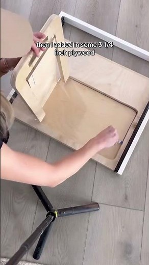 DIY Hidden Step Stool | Custom Build for Small Bathrooms!
