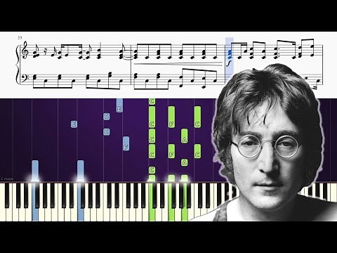John Lennon - Imagine - ADVANCED Piano Tutorial + SHEETS