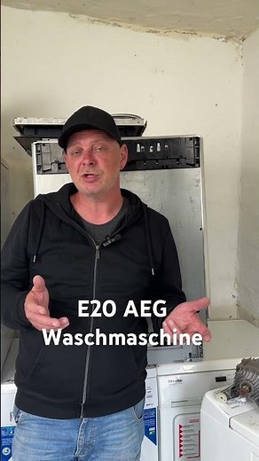 Error E20 AEG washing machine