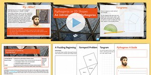 Pythagoras’ Theorem in 2D Shapes Lesson 1: An Introduction