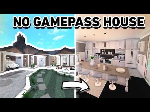 BUILDING A NO GAMEPASS HOUSE IN BLOXBURG