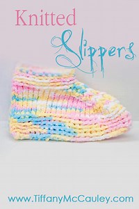 Knitted Slippers Pattern - FREE