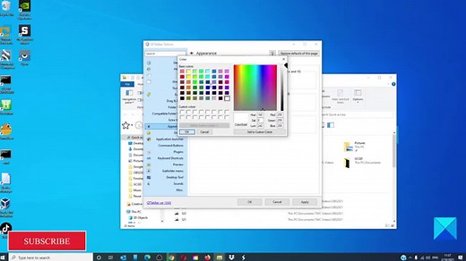 How to change folder background in Windows 10