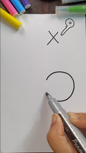 How To Draw Key Step By Step #shorts #shortsfeed