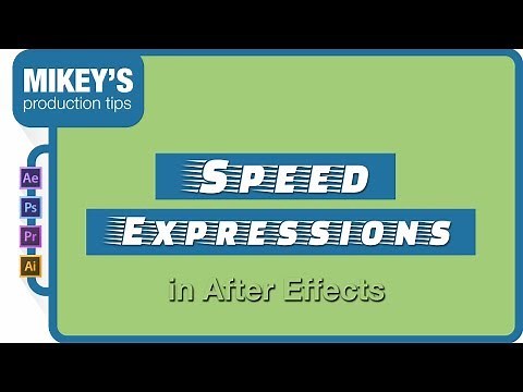 Quick Tip: Speed Expression in After Effects