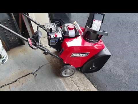 Snapper SS822E Single Stage Snow Blower Review