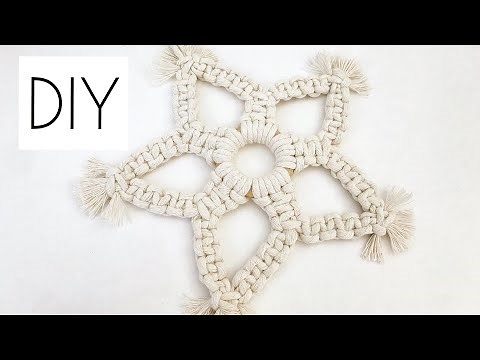 DIY: MACRAME STAR | MACRAME ORNAMENT | CHRISTMAS CRAFTS