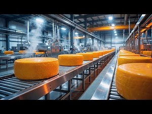 Inside a MASSIVE Cheese Factory: How 10,000 Pounds of Cheddar is Made Every Day