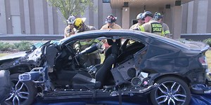 First responders experience vehicle extrication training