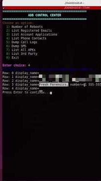 I Built an Android OSINT Bash Script #coding #android #programming