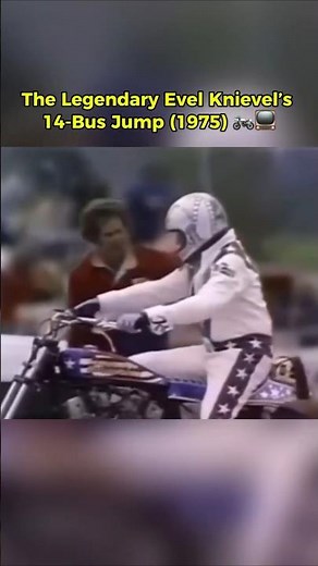 The Legendary Evel Knievel’s 14-Bus Jump (1975) 🏍️📺