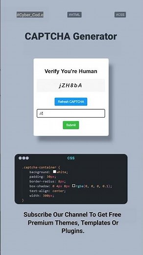 I Made a CAPTCHA With JavaScript
