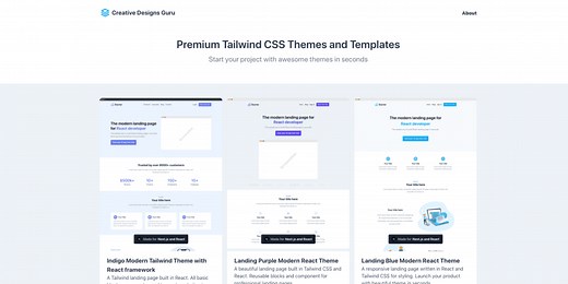 6  Next JS Templates Tailwind CSS for 2022