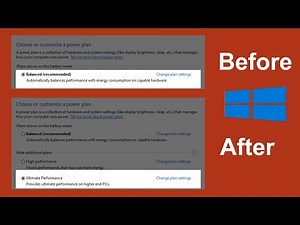 How to Enable Windows 10 Missing Ultimate Performance Power Plan