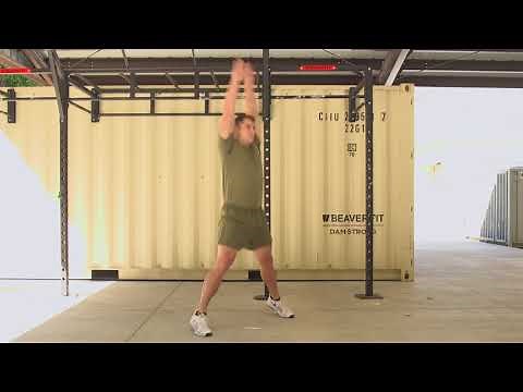 Marines Force Fitness-Side Straddle Hops