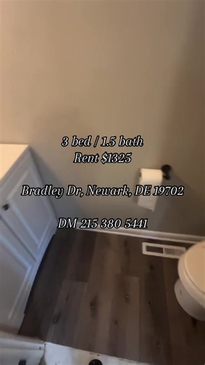 📍Bradley Dr, Newark, DE 19702 Welcome to beautifully renovated colonial-style semi-detached end unit in the highly desirable community of Becks Landing. With 1,225 square feet of living space, this 3-bedroom, 1.5-bath home combines stylish modern updates with functional everyday living. From the moment you step inside, you’ll notice the thoughtful upgrades and attention to detail throughout. The entryway welcomes you with durable slate flooring that seamlessly transitions into brand-new luxury 