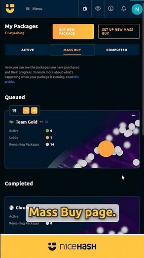 Mine Bitcoin Non-Stop With Mass Buy!