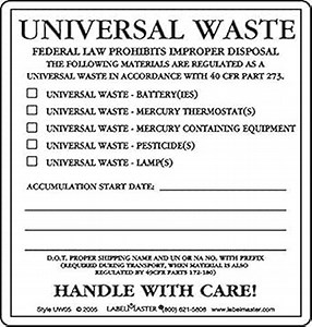 "Notice - Universal Waste Storage Area" Sign By SmartSign | 10" x 14" Aluminum: Amazon.com: Industrial & Scientific