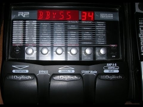 How to Edit and Use a DigiTech Rp-355 Drum Setting Demo