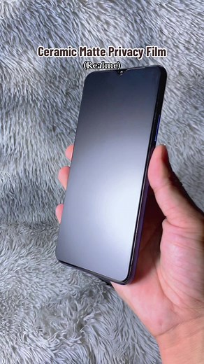 Ceramic Matte Privacy Film for Realme - Screen Protector Review