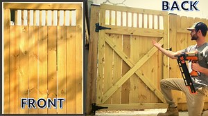 What you need to know before building a wooden fence gate