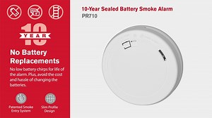 Upgrade your home's smoke alarms to First Alert 10-Year Sealed Battery Alarms for no battery replacements! They are easy to install and provide 10 years of reliable protection. | First Alert