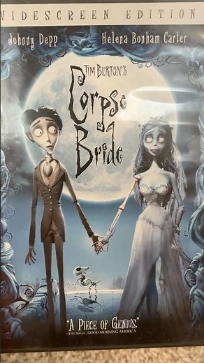 Corpse bride DVD 2005 #corpsebride #timburton #dvd #dvdcollector #halloween #movie #wedding #shotrs