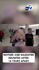 1.5M views · 15K reactions | A mother and daughter saw each other in person for the first time in 16 years during a remarkable reunion in Los Angeles. https://abc7.la/4hD2CPf | ABC7 | Facebook