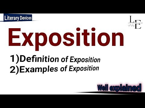 Exposition ,Definition,Examples And how it Works #literarydevices#Englishliterature