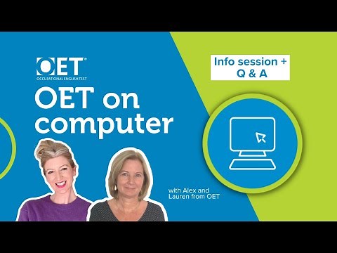 OET on computer | Information Session