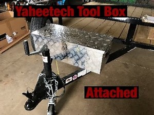 Trailer Tool Box (Yaheetech 30X13) Install