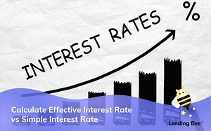 Calculate Effective Interest Rates vs Simple Interest Rates
