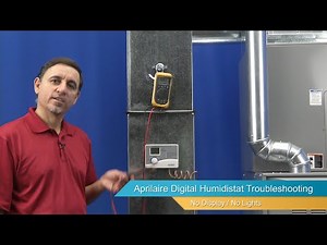 AprilAire Digital Humidistat Troubleshooting - No Display
