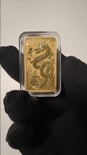2024 Perth Mint Rectangular Dragon 1oz Gold Coin - PerthBullion.com.au