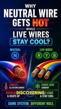 Why Neutral Wire Gets Hot While Live Wires Stay Cool?