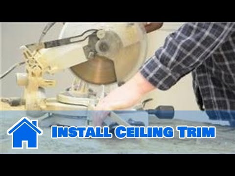 Trim & Molding : How to Install Ceiling Trim