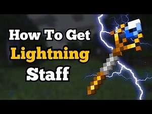 How to Get a Lightning Staff Minecraft Command Block Tutorial