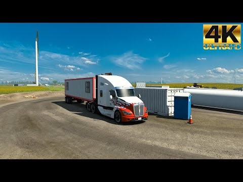 American Truck Simulator 1.56 ➤ JBX Graphics 2 | Kenworth T680 605HP Gameplay ULTRA 4K60FPS