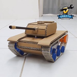 481K views · 491 reactions | This DIY RC tank made out of cardboard can move in every direction you want it to. 朗 #engineering | Crafty Engineer | Facebook