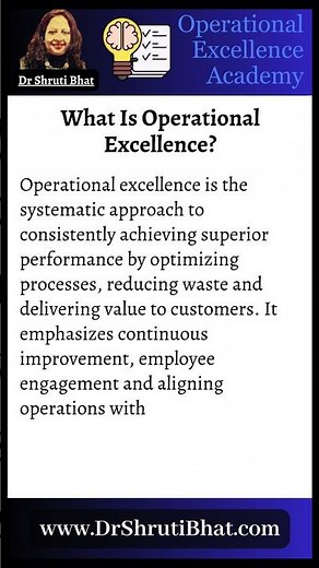 What Is Operational Excellence? | Operational Excellence explained.