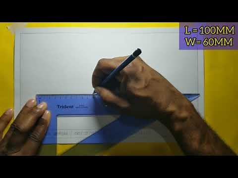 How to CONSTRUCT a RECTANGLE given the LENGTH and WIDTH