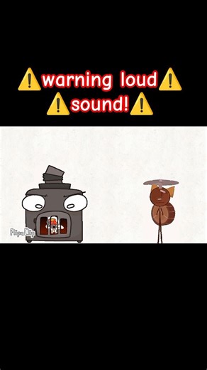warning loud sound - like fire comedians!!!! #memes #funny #elementibox #warmlikefire #animation