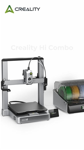  Your Perfect First 3D Printer!  Creality Hi-Combo makes 3D printing easy, fun, and colorful! ️ With its user-friendly design and multicolor capabilities, learning has never been this exciting! | Creality | Facebook