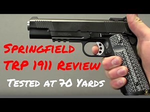 Springfield 1911 TRP Review: Shots On Steel at 70 Yards | Geauga Firearms Academy