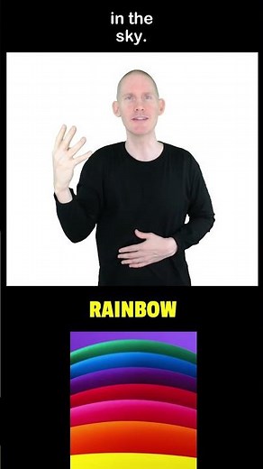 How To Sign RAINBOW in ASL | American Sign Language