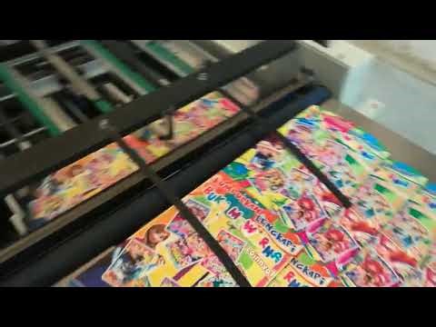 Horizontal line collating stapler and folding machine