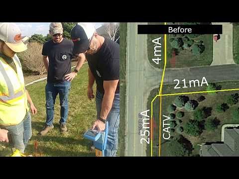 Locator caught Mis-Locating a gas line