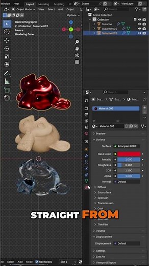 Easy Drag&Drop Material in Blender 3D