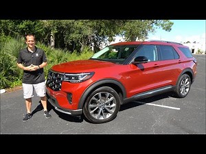 Is the 2025 Ford Explorer Platinum twin-turbo V6 the BEST midsize luxury SUV?